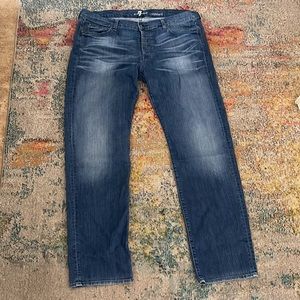 Mens 7 For All Mankind Standard Classic Straight Leg Jeans SZ 40